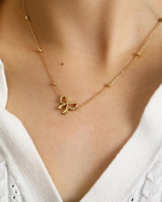 Bow Necklace